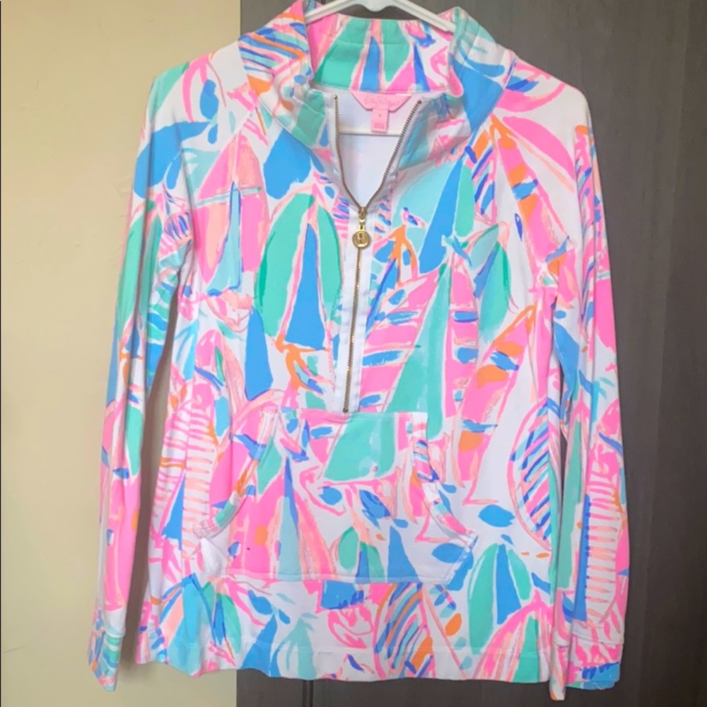 Lilly Pulitzer long sleeve zip top